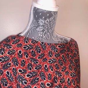 Women's poncho scarf top